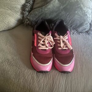 KORS Michael Kors Pink and Black Sneakers